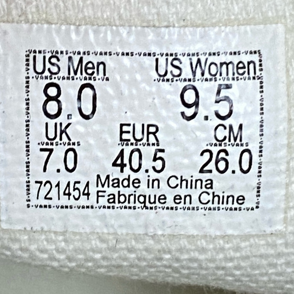 Vans Era Brocade Patchwork True‎ White Sneaker Si… - image 11